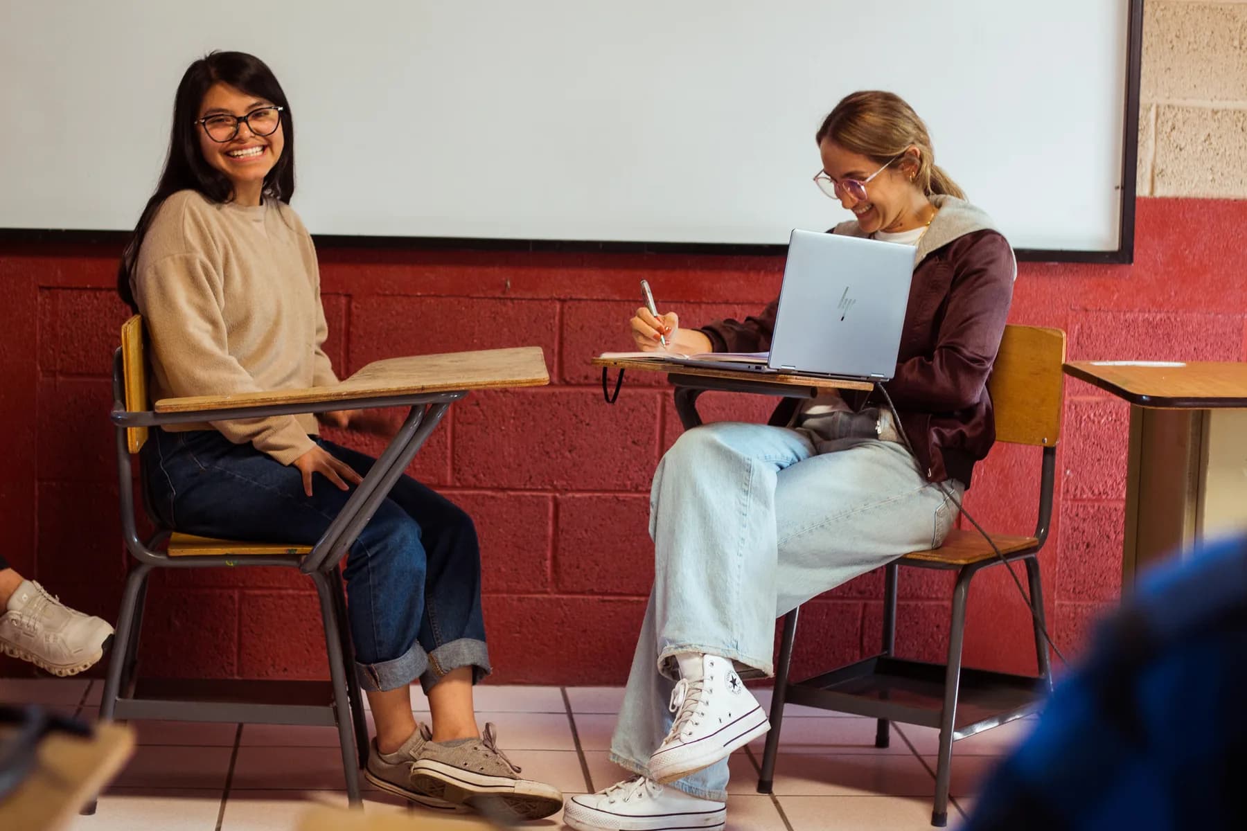 Estudiantes del ICF en clase